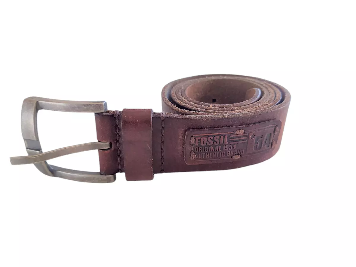 Fossil men's belt sales