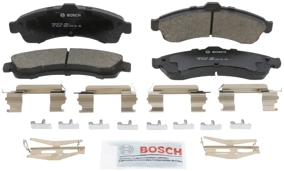 Pastillas de freno delanteras de cerámica QuietCast 2003 2004 para GMC Envoy Bosch 2002-2005 Foto 3 de 4