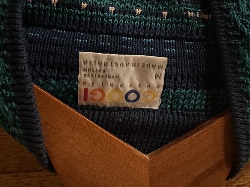 Vintage COOGI Australia Strick Cardigan Pullover Herren XL Notorious Biggie RAR - Bild 15 von 17
