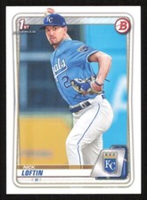 2020 Bowman Draft NICK LOFTIN 1st Year Baseball card KANSAS CITY ROYALS #14