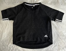 Adidas Womens Short Sleeve Sweatshirt Smalll