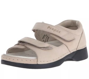 PROPET Women's W0089 Pedic Walker Sandal - Dusty Taupe Nubuck, 8.5 Wide D 756111226166 | eBay