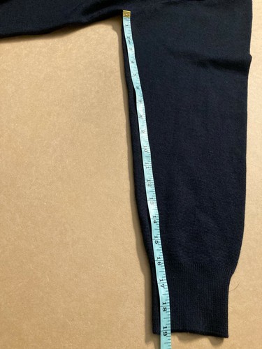 Suéter De Colección Gabicci Mezcla de Lana Cuello en V Manga Larga Azul Talla M Hecho en Corea Para Hombre’s - Imagen 12 de 12