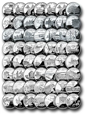 ミュージシャン US 50 STATE 25cent COLLECTION US 50 State Set Quarters 1999-2008 for sale | eBay