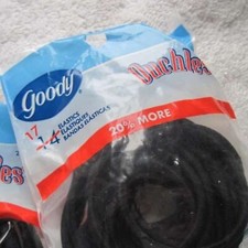 17 Black Goody Ouchless Ponytailer Hair Bands No Metal Elastics 2004 Old Formula