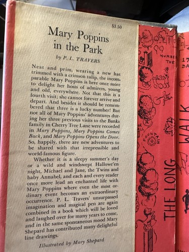 Mary Poppins in the Park by P. L. Travers 1952 with Dust Jacket, From Library - Picture 3 of 10