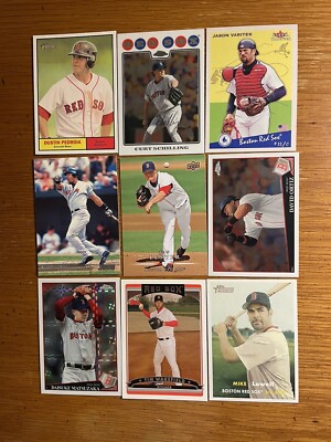 Boston Red Sox Team Lot of (18) The 2007 World Series Champions Ortiz Varitek