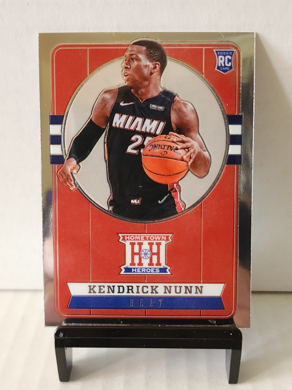 Kendrick Nunn 2020 NBA Panini Chronicles Hometown Heroes RC card #557 Miami Heat