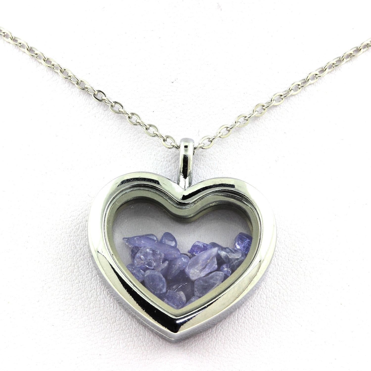 Collier tanzanite brute coeur bijou spirituel de reconnexion et d'harmonie