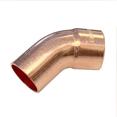 28 mm 45 Grad Obtuse Street End Feed WRAS Approved Embrass