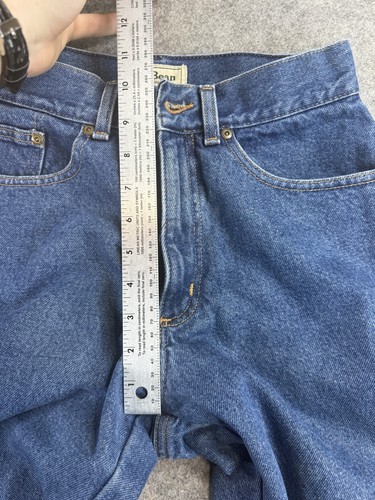L.L. Bean Jeans Men's Size 4 Reg Denim Blue Original Fit Jeans - Picture 8 of 10