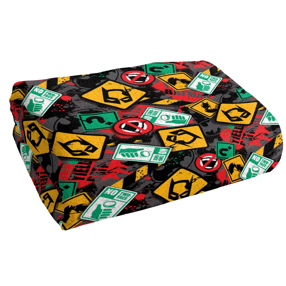 Batman Street Sign Pattern Officially Licensed Beach Towel 30"x60"