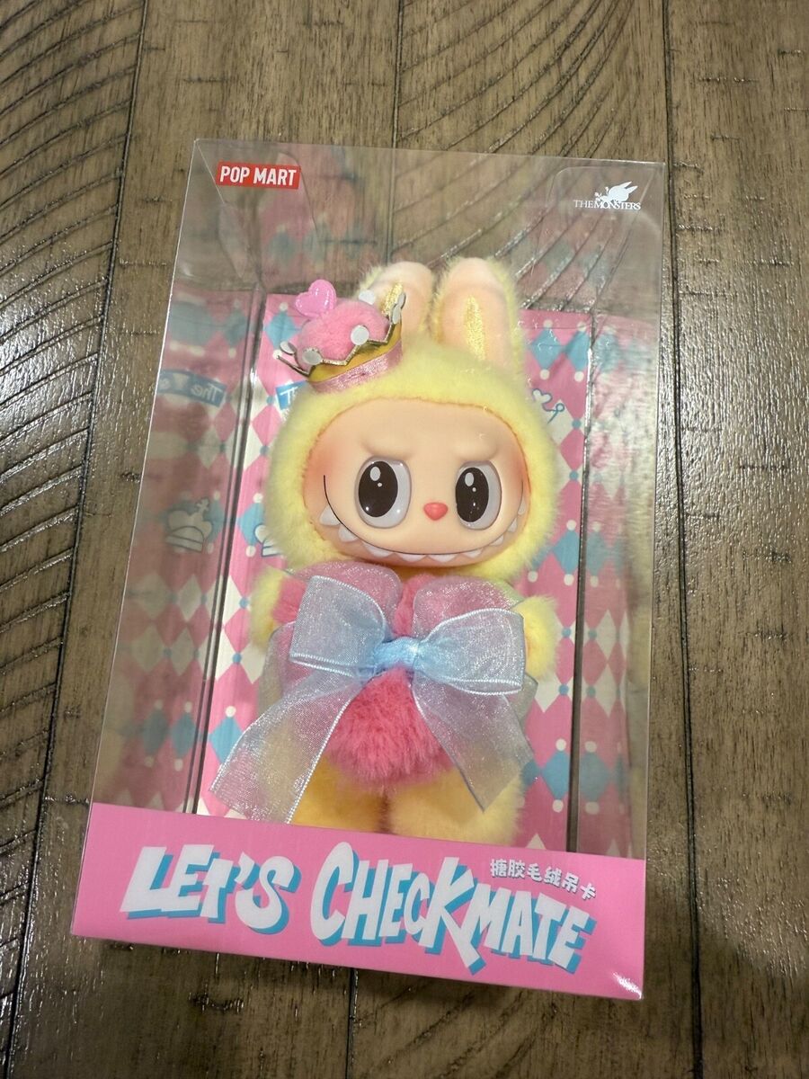 Authentic Pop Mart The Monsters Labubu Let's Checkmate vinyl