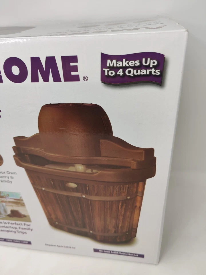 Heladera eléctrica AmeriHome de 4 cuartos de galón nueva en caja ICM4 aspecto vintage Foto 2 de 4