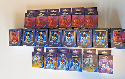 Ravensburger Disney Lorcana Card Sleeves und Deck Box    Konvolut