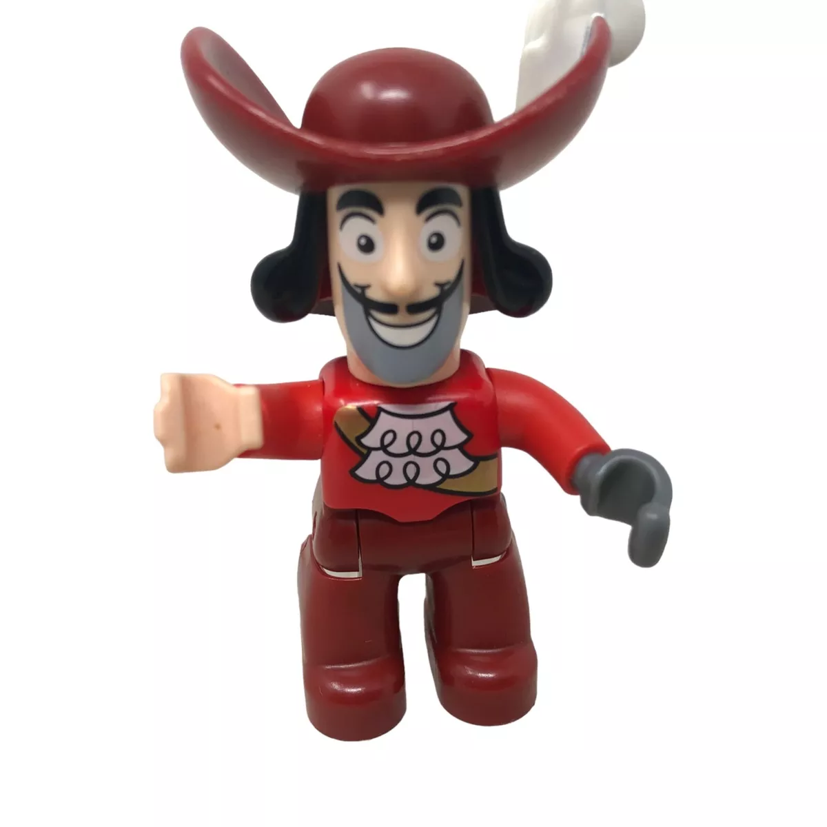 Lego Duplo Disney Captain Hook Pirate Minifig People Character Jake Neverland