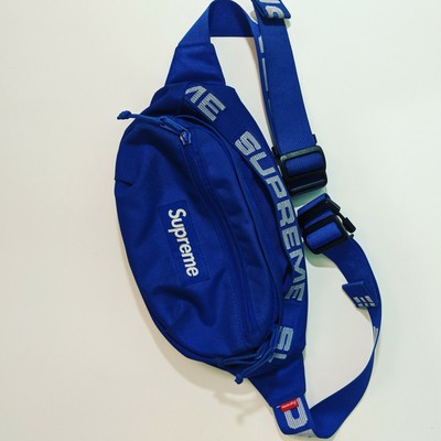 supreme blue fanny pack