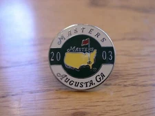 2003 MASTERS GOLF AUGUSTA NATIONAL STEM BALL MARKER MIKE WEIR PGA RARE NEW
