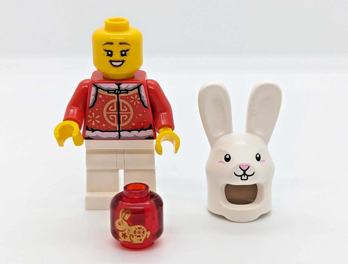 LEGO Chinese Lunar New Year of Rabbit Minifigure Costume Girl