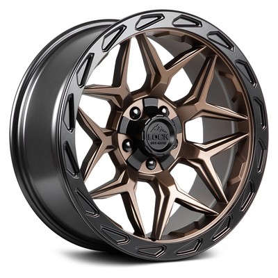Lock Off-Road Matrix Wheel 22x10 (-18, 8x180, 124.3) Bronze Single Rim