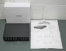 TV Controller Splitter & Selector AVS3, 3 In / 3 Out, RF Coax, Coaxial Switcher
