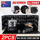 <!--F#f_0-->2x Kitchen Cover Screen Anti-Splatter Oil Splash Shield Guard Cooking Frying Pan<!--F/-->