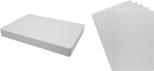 30 Magazine Bin Index Divider Cards - 8-1/4"x11-3/4" - White HEAVY DUTY 40mil