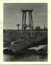 Press Photo Waterfront in Burrwood, Louisiana - noc11788