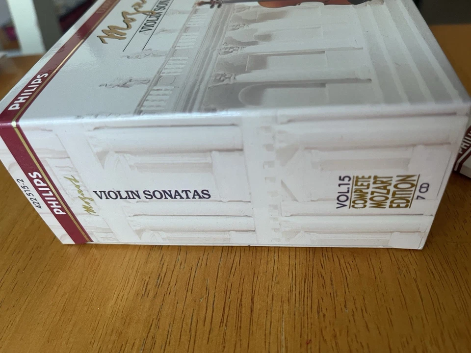 Complete Mozart Edition Volume 15 Violin Sonatas -Philips 7 CD Box Set - Image 4 of 4