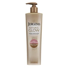 Jergens Natural Glow Self Tanner Body Lotion, Sunless Tanning, Medium to Deep Sk