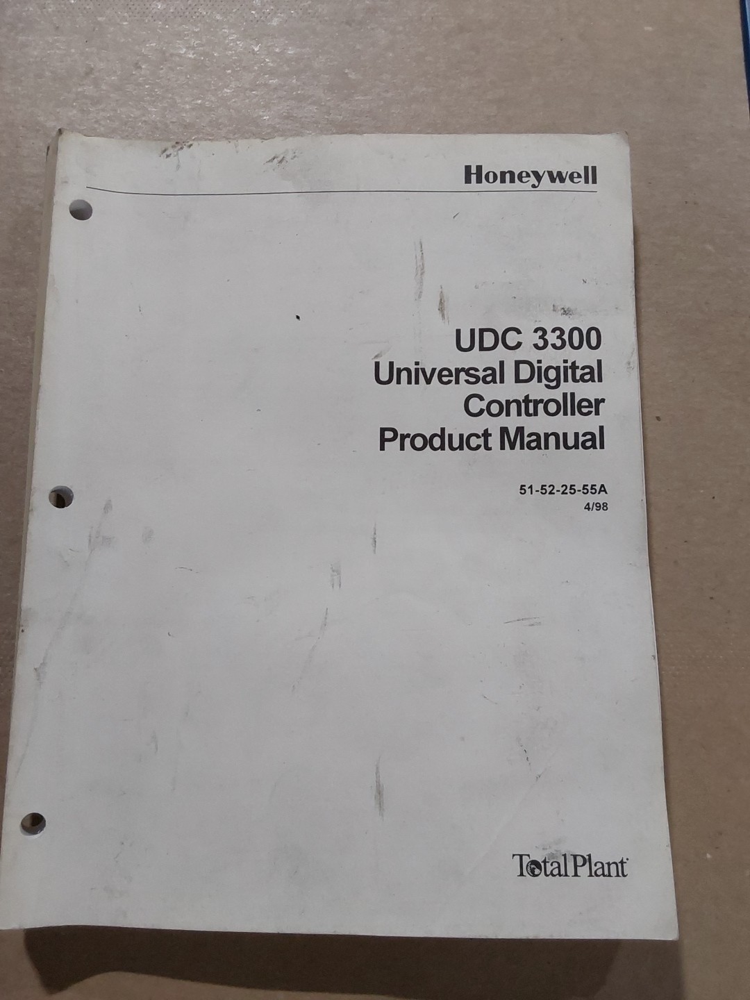 Honeywell UDC 3000 Universal Digital Controller Product Manual 51-52-25-55A 4/98