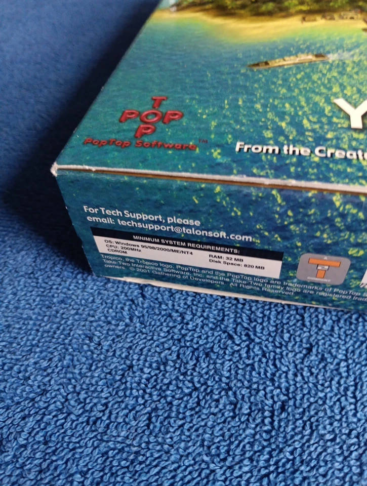 2k Computer Game Tropico (Big Box) Caribbean Dictator Game Sealed - Image 4 of 4