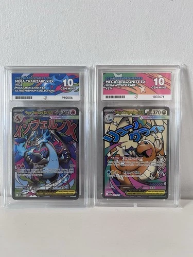 Pokémon TCG Mega Charizard & Mega Dragonite Ascended Heroes ACE 10 Perfect Subs