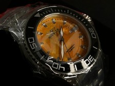 Invicta Pro Diver Men's Watch w/Mother of Pearl Dial 48mm Orange, Steel 49641