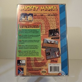 Mickey Mania Sega CD Complete In Original Packaging W/ Fold Out Poster