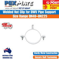 Welded Nut Clip for DWV Pipe ? DN225 ? Single Pack