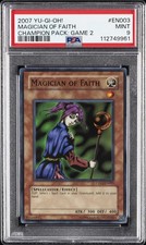 2007 YU-GI-OH! CHAMPION PACK: GAME 2 #EN003 MAGICIAN OF FAITH PSA 9