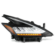 Fit 19-21 Nissan Murano Black Amber Led Passenger Right Side Headlight Assembly