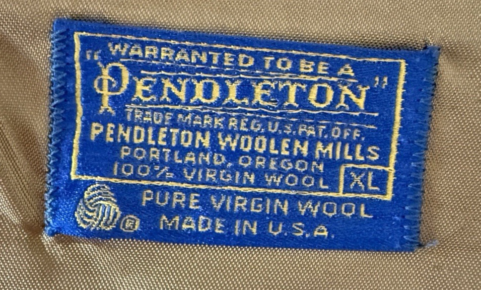 PENDLETON 100% WOOL BROWN TAN PLAID JACKET, MEN'S… - image 6