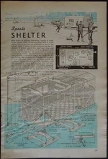 8x16 Ice Shanty Sport Club Concession 1948 How-To build PLANS