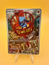 Pokemon Riolu #010 Mega Evolution ETB Promo Illustration Rare  Full Art Holo  NM