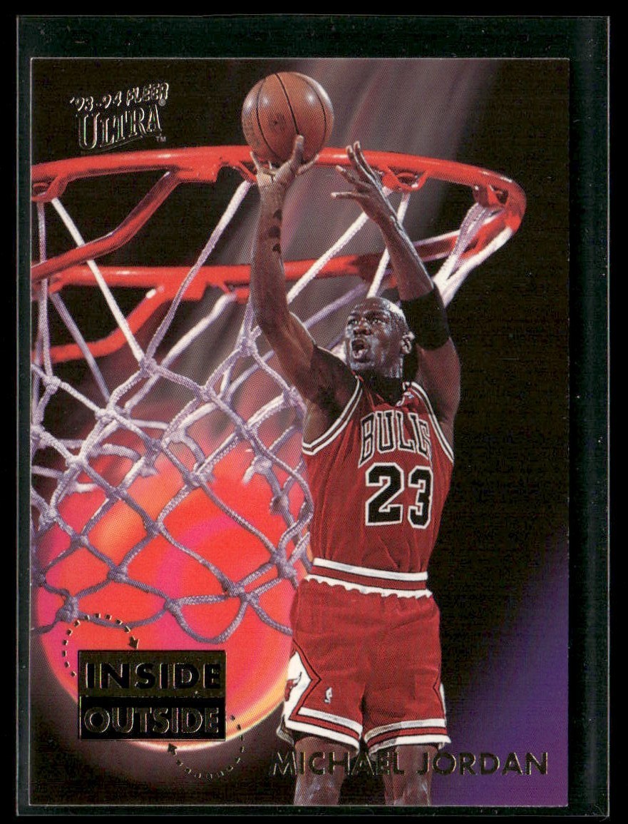 1993-94 Fleer Ultra Inside Outside Michael Jordan #4 HOF