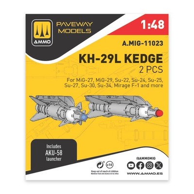 Ammo MIG A.MIG-11023 - 1/48 KH-29L Kedge (2 pcs) - Neu