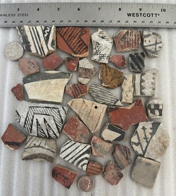 Ancient Anasazi Native American Pottery Shards Arizona L4-C FREE SHIPPING