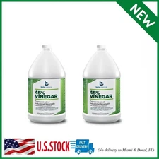45% Pure Vinegar - Concentrated Industrial Grade (2-Gallons)