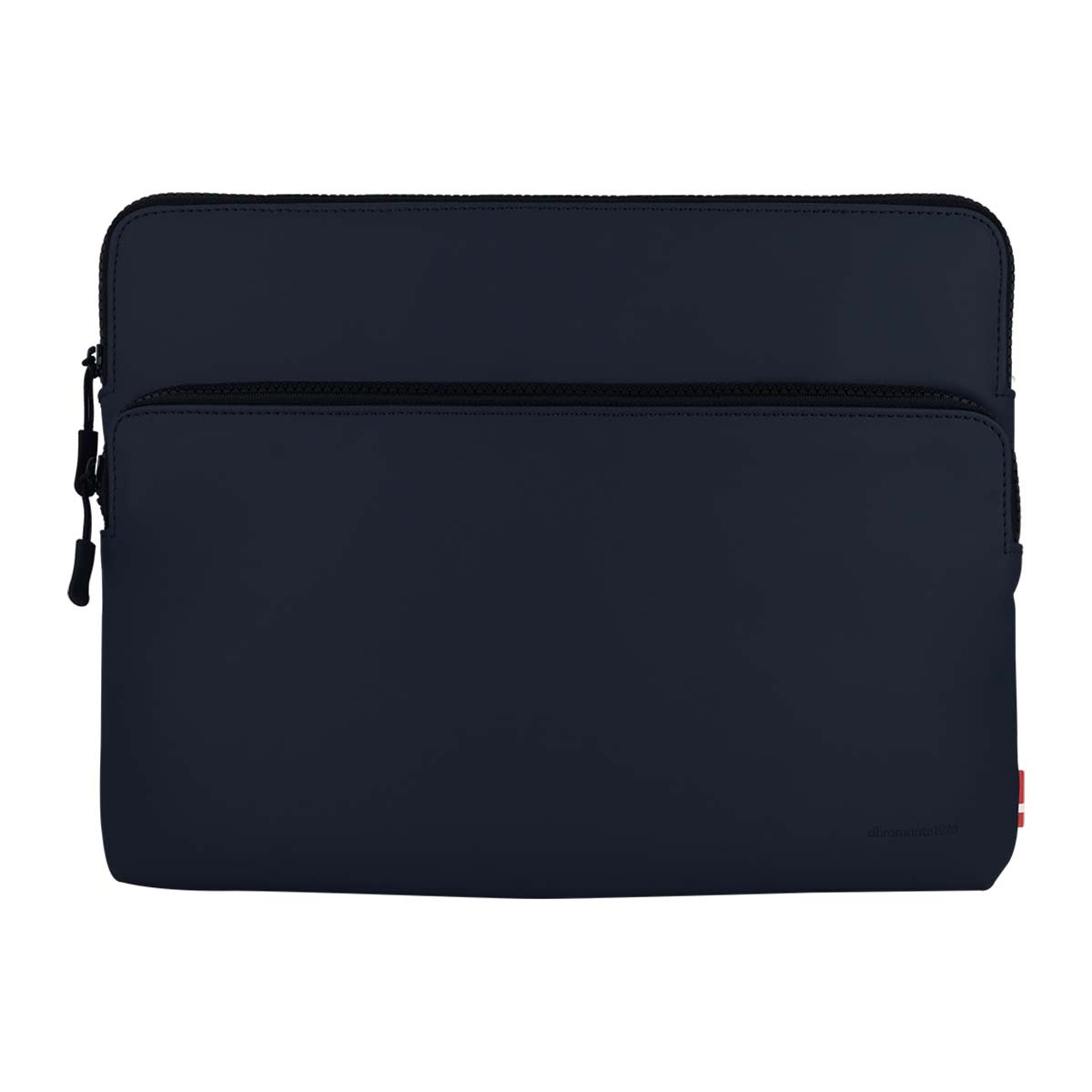 Housse ordinateur 14 pouces Oxford Plus DBRAMANTE1928 en cuir noir