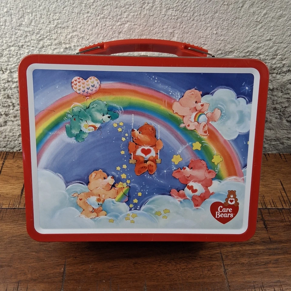 Caja de almuerzo de almacenamiento de lata resistente para el cuidado de los osos Acuario casi como nueva Foto 4 de 4