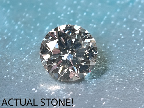GIA Certified Round Brilliant .74 Carat SI1 Loose Natural Earth Mined Diamond