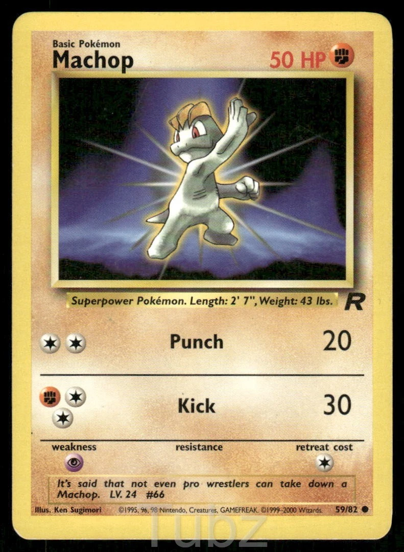 1995 machop pokemon card value Machop Pokemon Card for sale