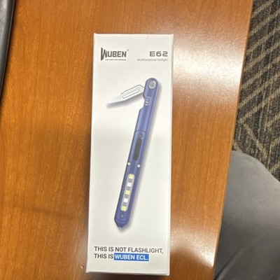 Wuben E62 Multifunctional Rechargeable Magnetic Clip On LED Penlight Blue